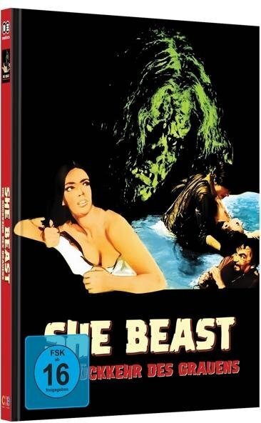 She Beast - Die Rückkehr des Grauens (1966) Cover D, Limited Edition, Mediabook, Blu-ray + DVD