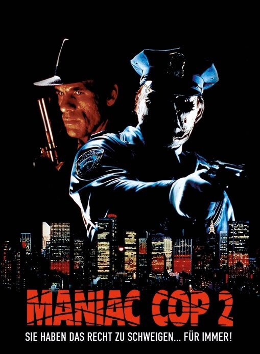 Maniac Cop 2 (1990) Cover A, Limited Edition, Mediabook, 4K Ultra HD + Blu-ray + DVD