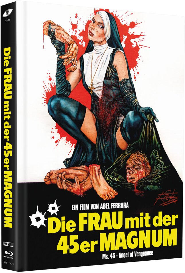 Die Frau mit der 45er Magnum (1981) Cover A, Limited Edition, Mediabook, Uncut, Blu-ray + DVD