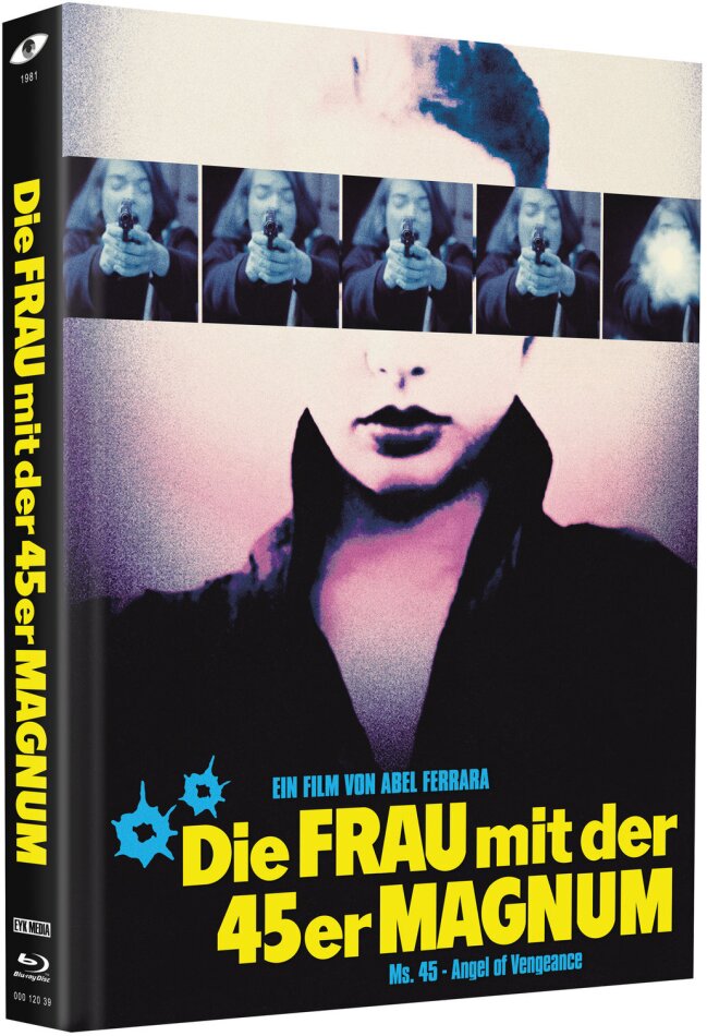Die Frau mit der 45er Magnum (1981) Cover B, Limited Edition, Mediabook, Uncut, Blu-ray + DVD