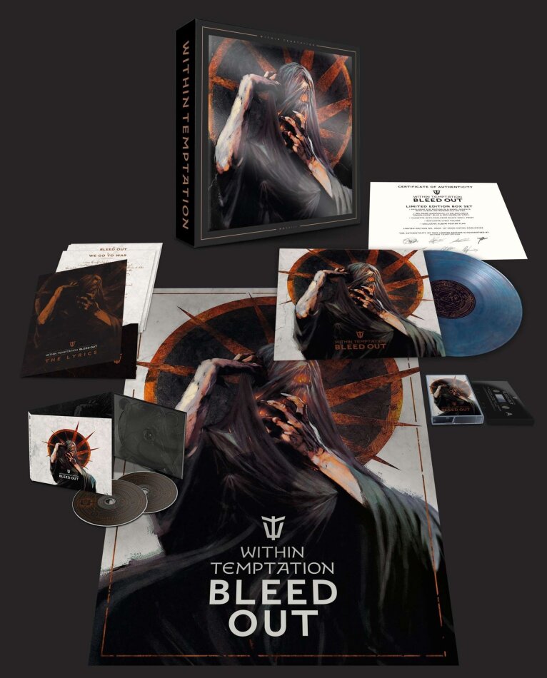 Within Temptation - Bleed Out Limited Boxset, 2 CDs + LP + Audiokassette
