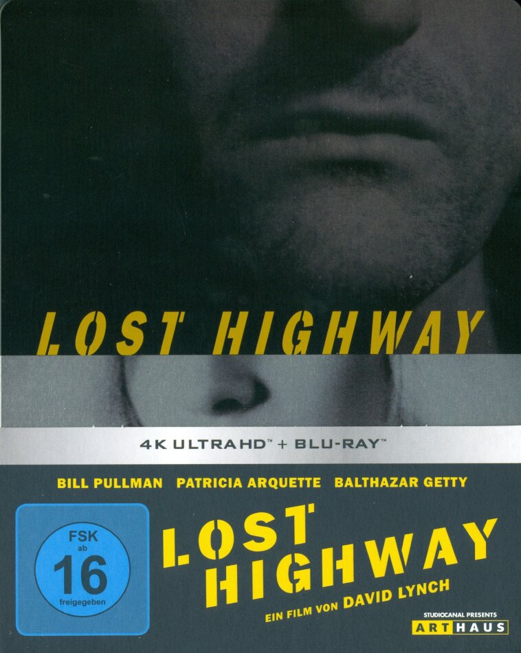 Lost Highway (1997) Limited Edition, Steelbook, 4K Ultra HD + Blu-ray