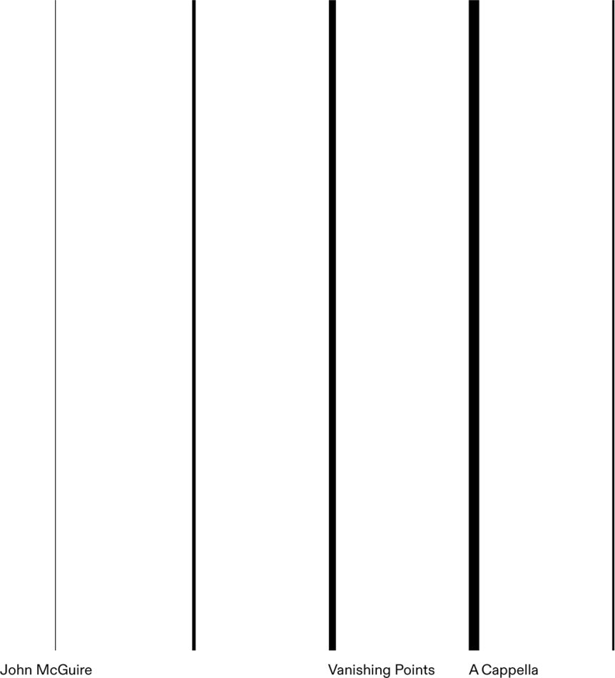 John McGuire - Vanishing Points / A Cappella