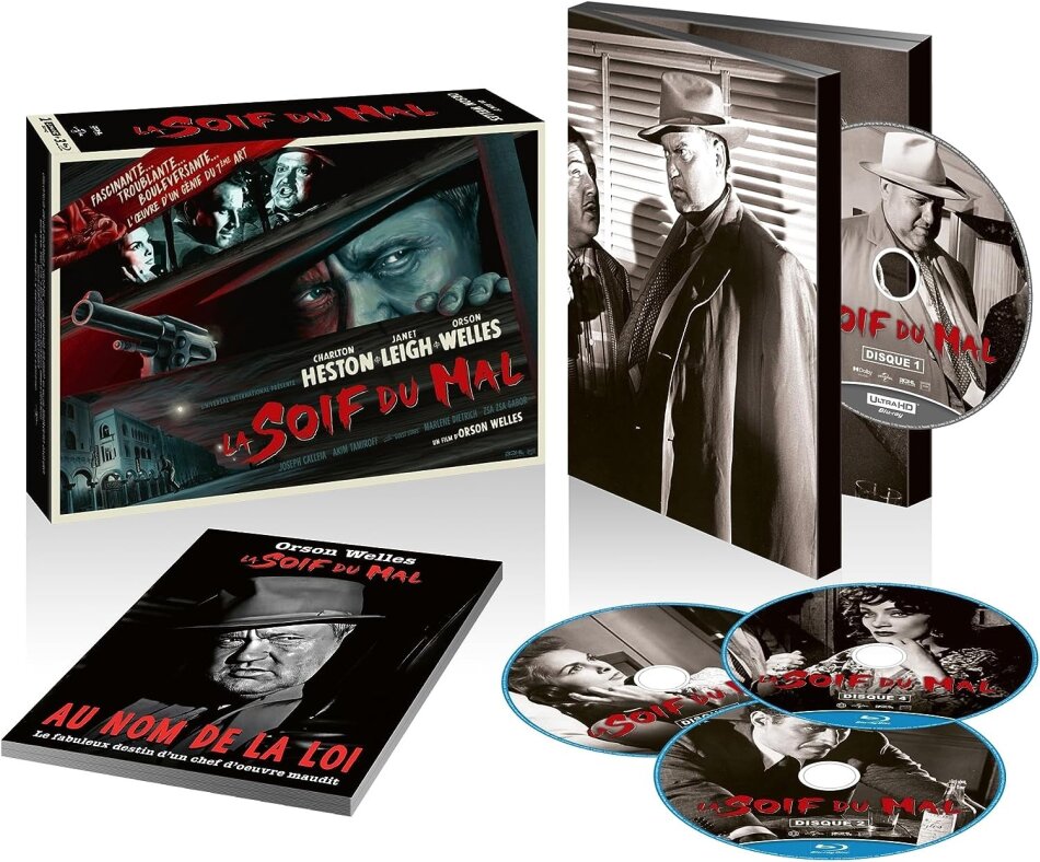 La soif du mal (1958) Édition Prestige Limitée, 4K Ultra HD + 3 Blu-ray + Livre