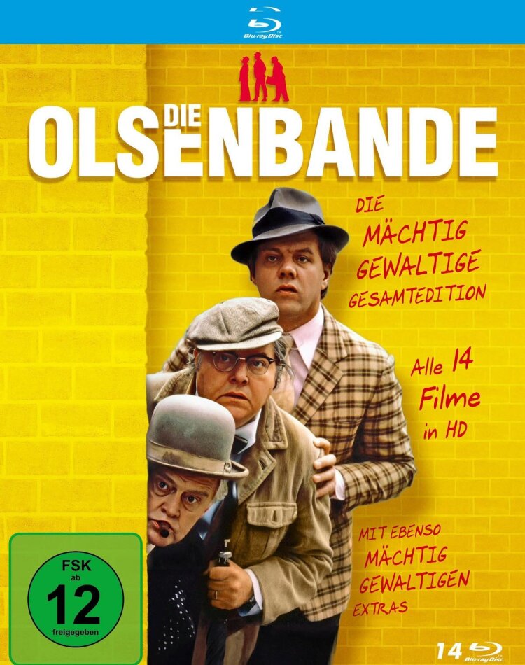 Die (mächtig gewaltige) Olsenbande Gesamtedition, 14 Blu-rays