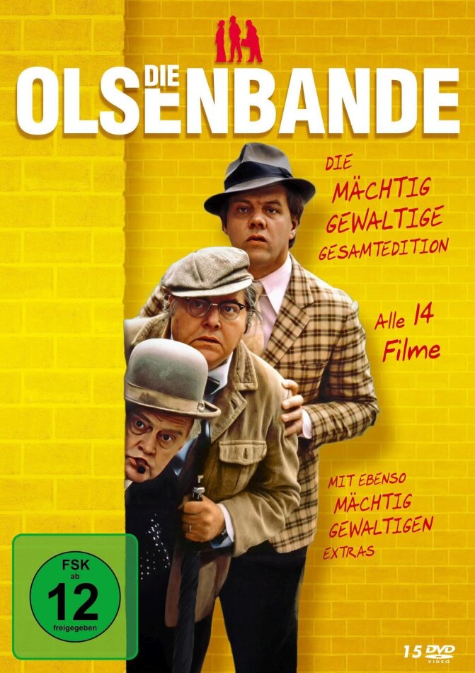 Die (mächtig gewaltige) Olsenbande Gesamtedition, 15 DVDs