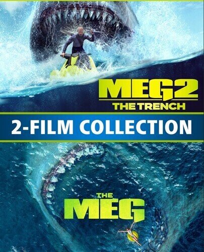 Meg 2: The Trench (2023) / The Meg (2018) - 2-Film Collection 2 DVDs