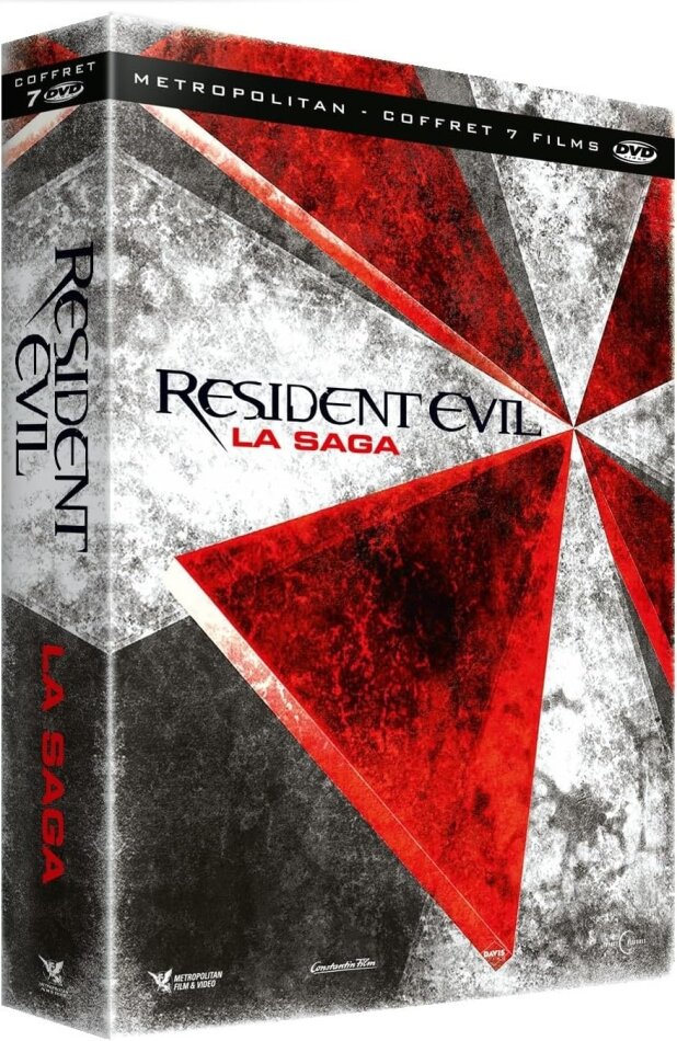 Resident Evil 1-6 & Resident Evil: Welcome to Raccoon City (2021) 7 DVDs