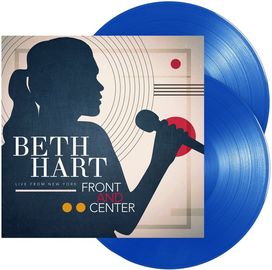 Beth Hart - Front And Center - Live From New York 2023 Reissue, Provogue, Blue Vinyl, 2 LPs