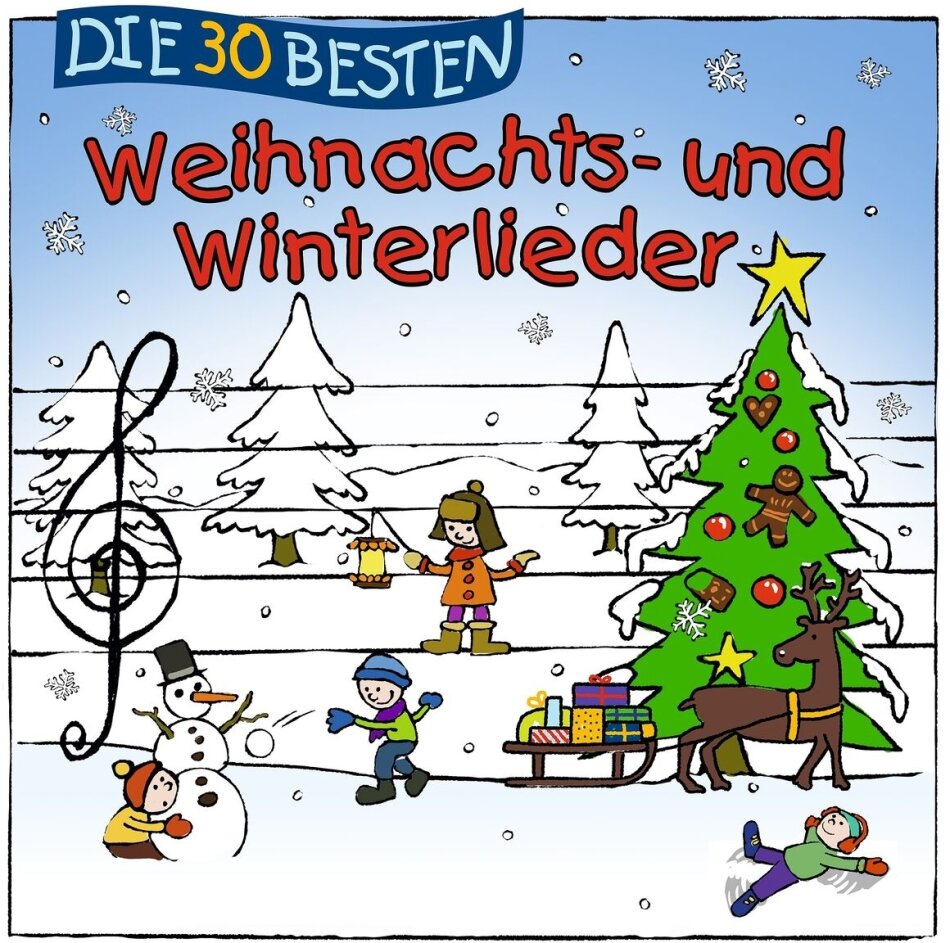 S. Sommerland, K. Glück & Die Kita-Frösche - Die 30 Besten Weihnachts- & Winterlieder Édition Limitée