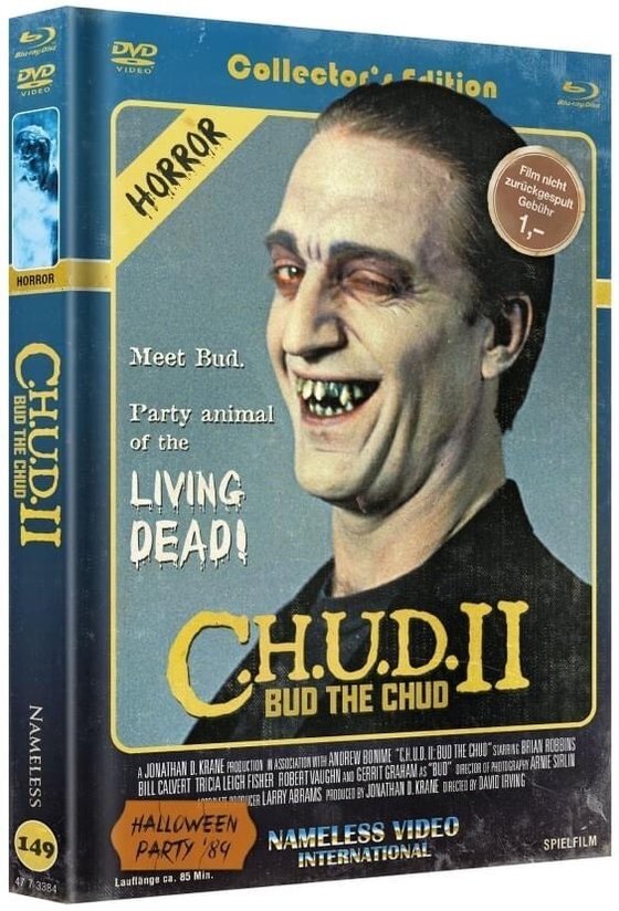 C.H.U.D. 2 - Bud the Chud (1989) Cover C, Collector's Edition, Limited Edition, Mediabook, Uncut, Blu-ray + DVD