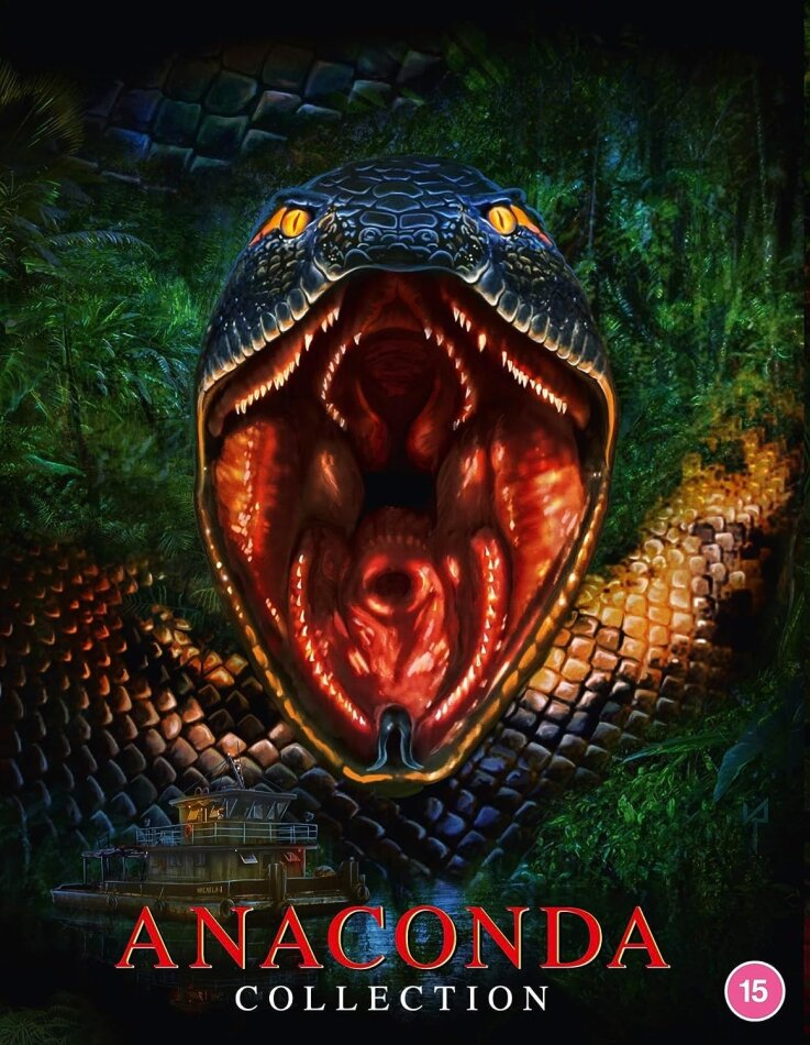 Anaconda Collection 1-4 4 Blu-rays