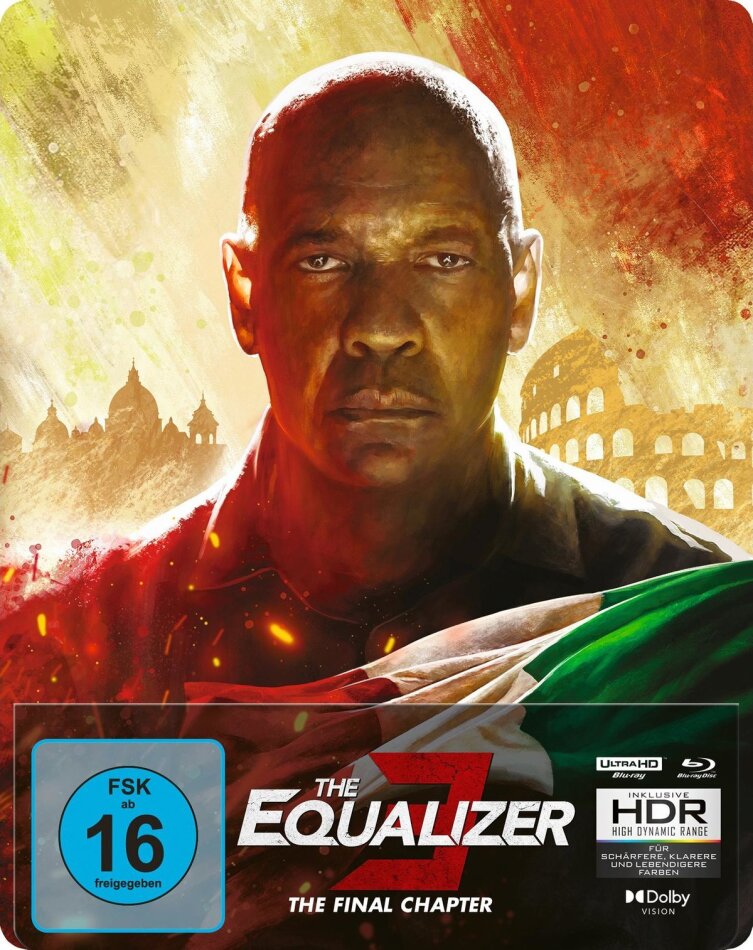 The Equalizer 3 - The Final Chapter (2023) Cover A, Limited Edition, Steelbook, 4K Ultra HD + Blu-ray