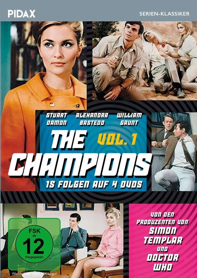 The Champions - Vol. 1 - 15 Folgen Pidax Serien-Klassiker, 4 DVDs