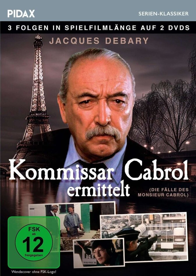 Kommissar Cabrol ermittelt - Die Fälle des Monsieur Cabrol - 3 Folgen in Spielfilmlänge Pidax Serien-Klassiker, 2 DVDs