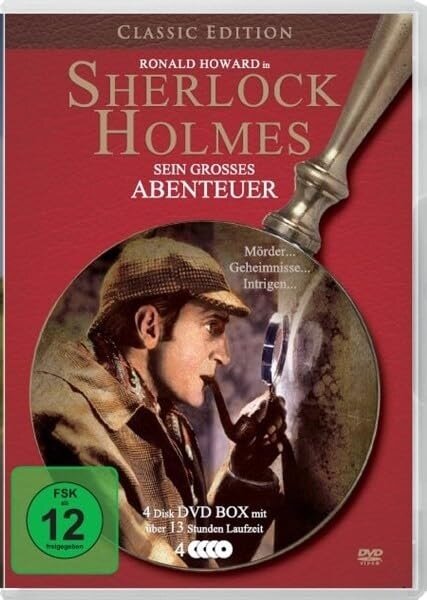 Sherlock Holmes - Sein grosses Abenteuer Classic Edition, 4 DVDs