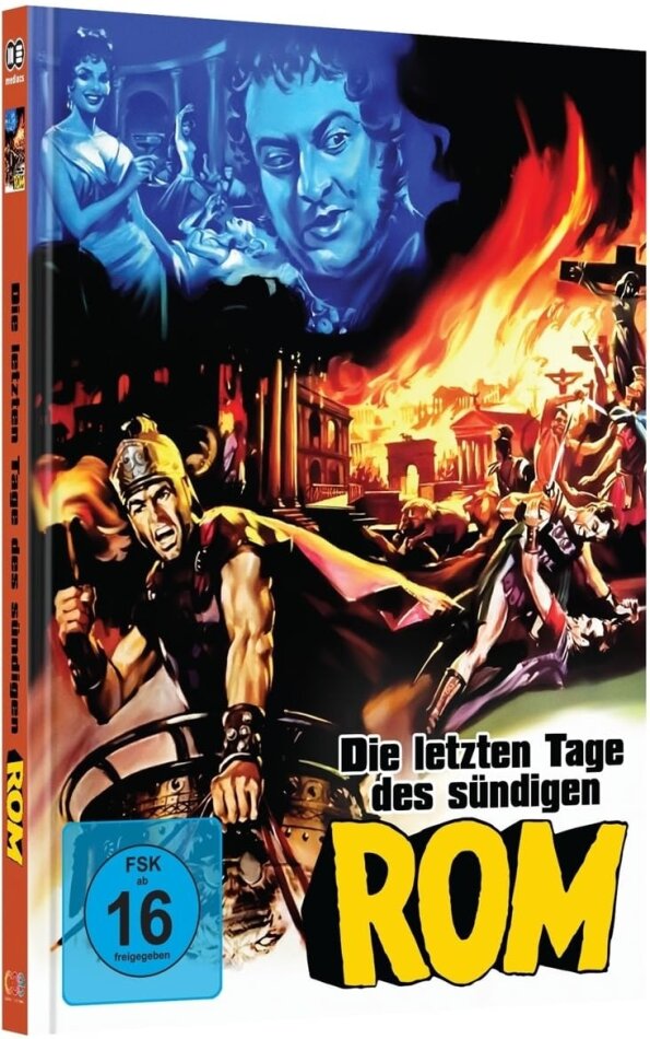 Die letzten Tage des sündigen Rom (1965) Cover A, Limited Edition, Mediabook, Blu-ray + DVD