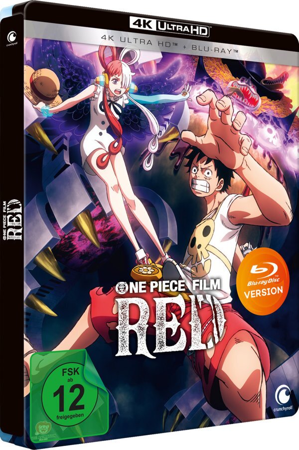 One Piece - Der 14. Film - Red (2022) Limited Edition, Steelbook, 4K Ultra HD + Blu-ray