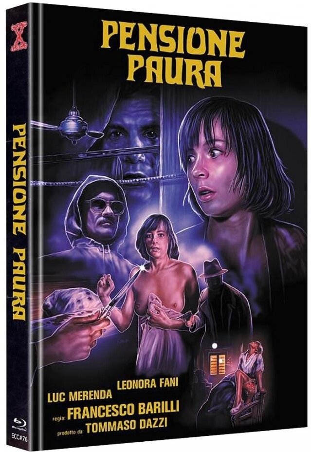 Pensione Paura (1977) Cover A, Eurocult Collection, Limited Edition, Mediabook, Blu-ray + DVD