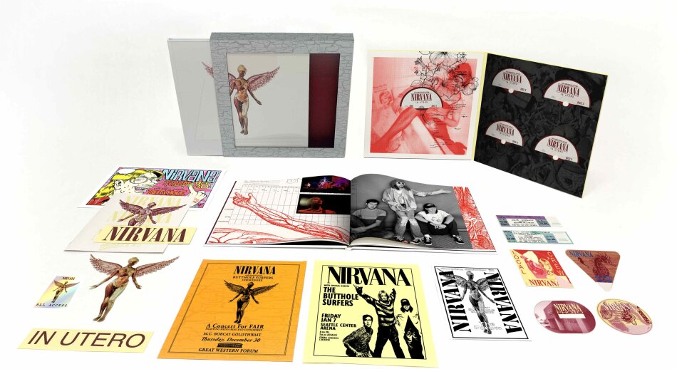 Nirvana - In Utero 2023 Reissue, Superdeluxe, Boxset, 5 CDs