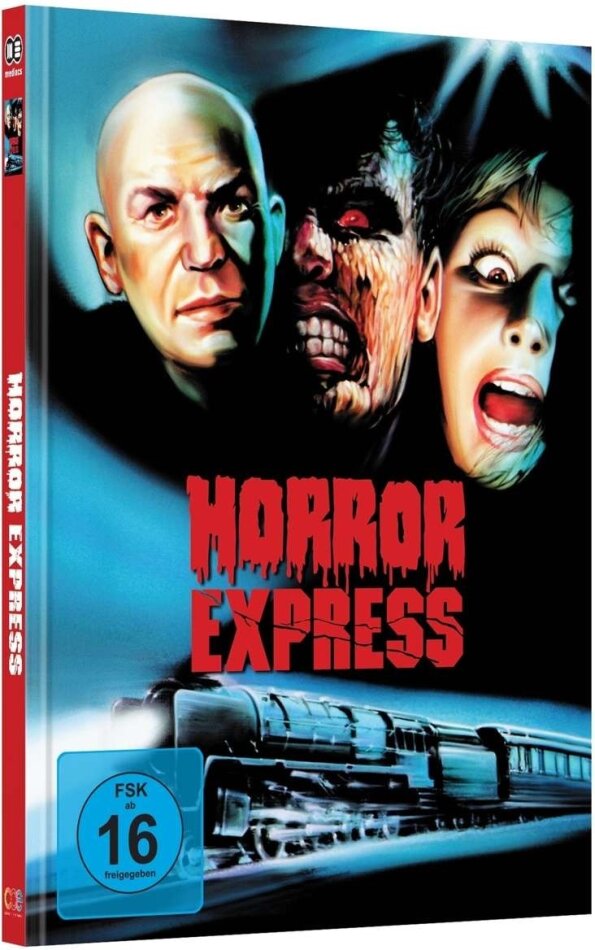Horror Express (1972) Cover E, Limited Edition, Mediabook, Blu-ray + DVD