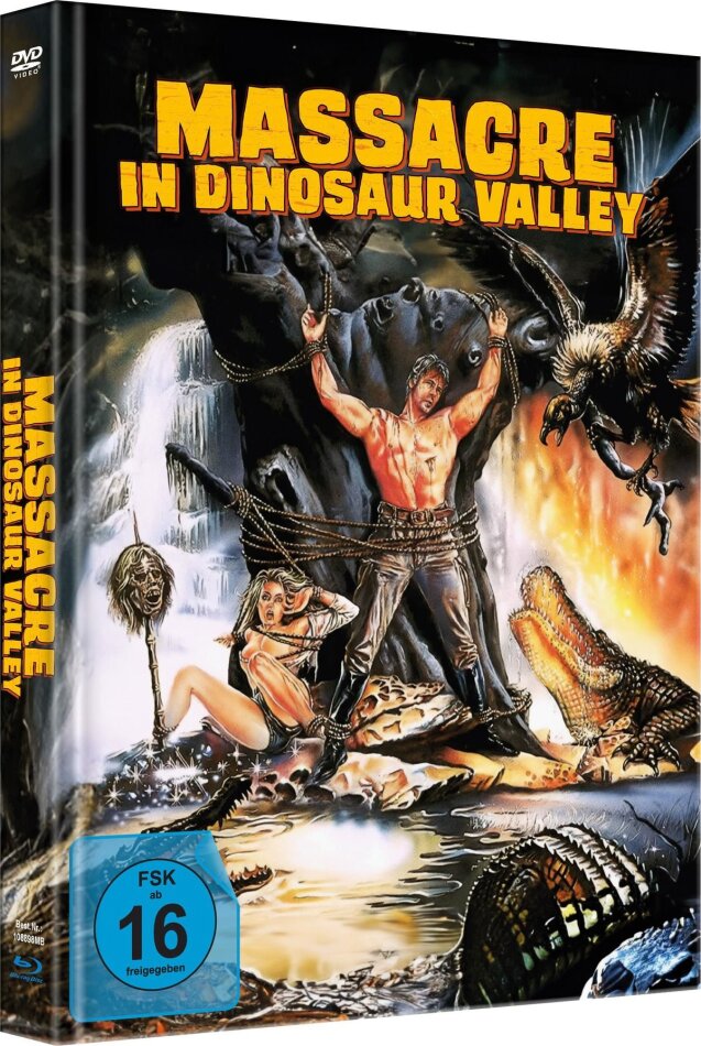Massacre in Dinosaur Valley (1985) Limited Edition, Mediabook, Uncut, Blu-ray + DVD