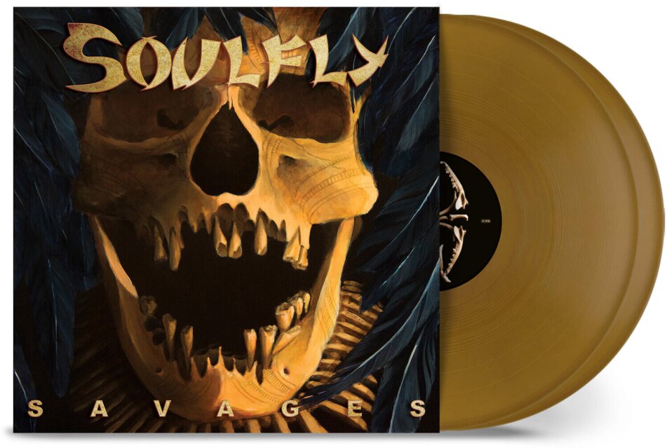 Soulfly - Savages 2023 Reissue, Nuclear Blast, Gold Vinyl, 2 LPs