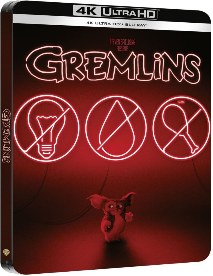 Gremlins (1984) Édition Limitée, Steelbook, 4K Ultra HD + Blu-ray