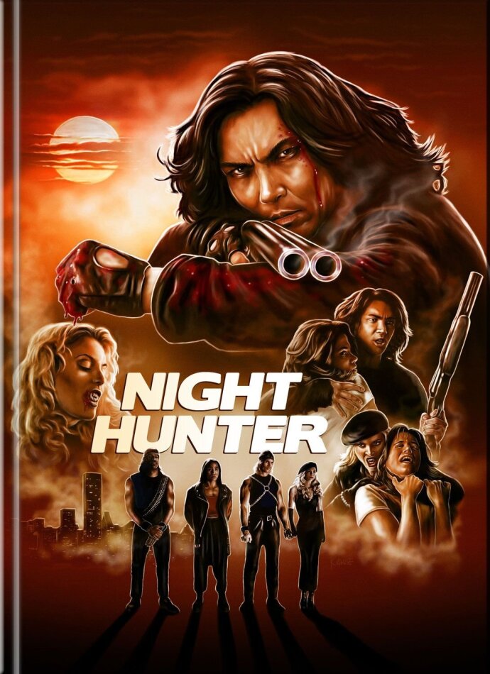Night Hunter - Der Vampirjäger (1996) Cover A, Édition Limitée, Mediabook, Blu-ray + DVD