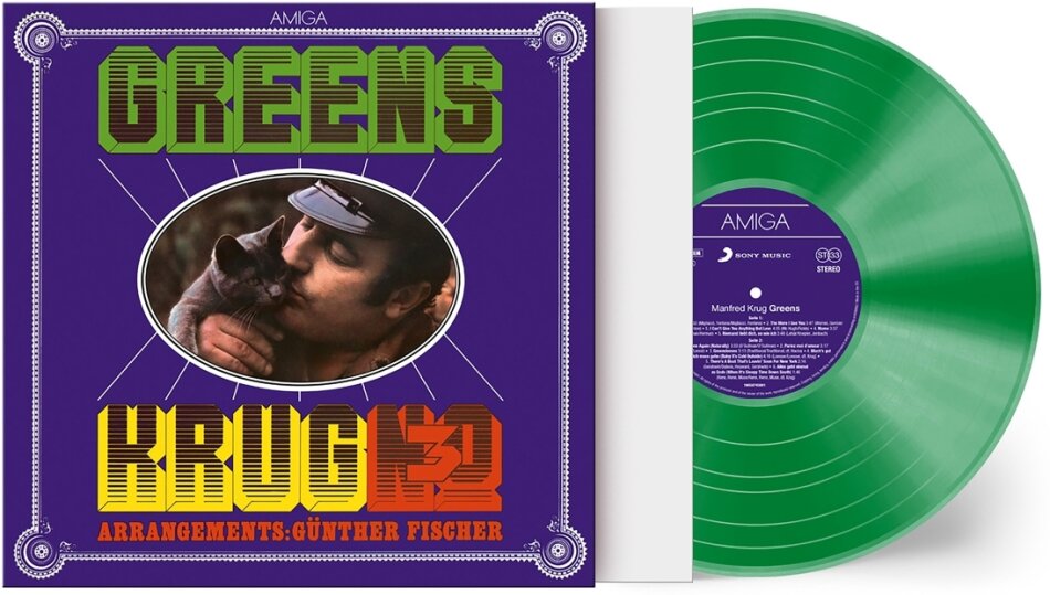 Manfred Krug - No. 3: Greens 2023 Reissue, Transparent Green Vinyl, LP