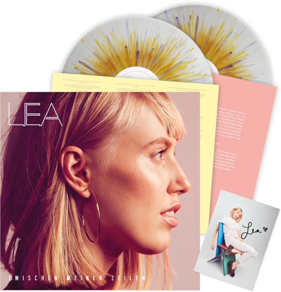 Lea - Zwischen meinen Zeilen 2023 Reissue, Splattered Vinyl, 2 LP