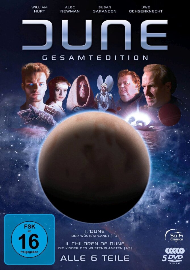 Dune: Der Wüstenplanet & Children of Dune - Die Miniserien - Alle 6 Teile - Gesamtedition 5 DVDs