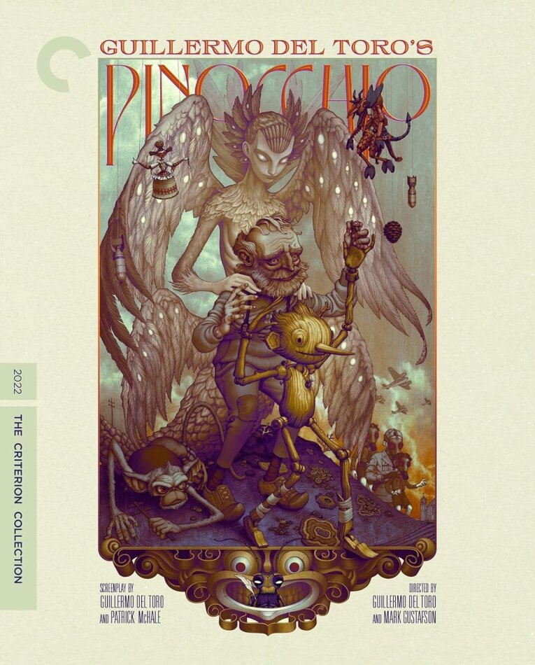 Guillermo del Toro's Pinocchio (2022) Criterion Collection, Special Edition, 4K Ultra HD + Blu-ray