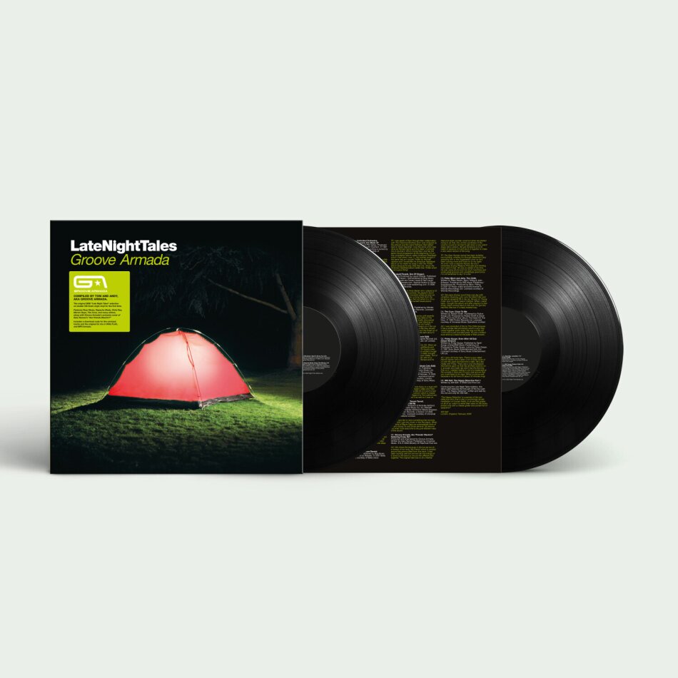 Groove Armada - Late Night Tales 2023 Reissue, Late Night Tales, Version Remasterisée, 2 LP + Digital Copy