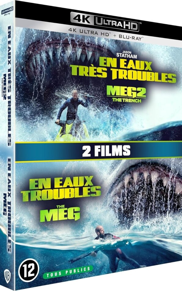 En eaux troubles (2018) / En eaux très troubles (2023) 2 4K Ultra HDs + 2 Blu-ray