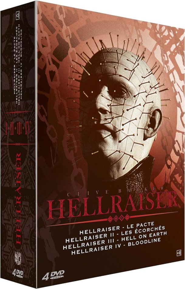 Hellraiser 1-4 4 DVDs