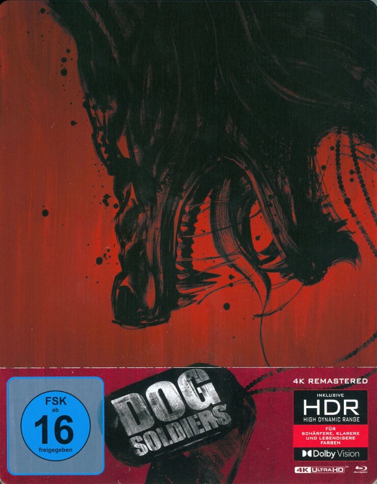 Dog Soldiers (2002) Limited Edition, Remastered, Steelbook, 4K Ultra HD + Blu-ray