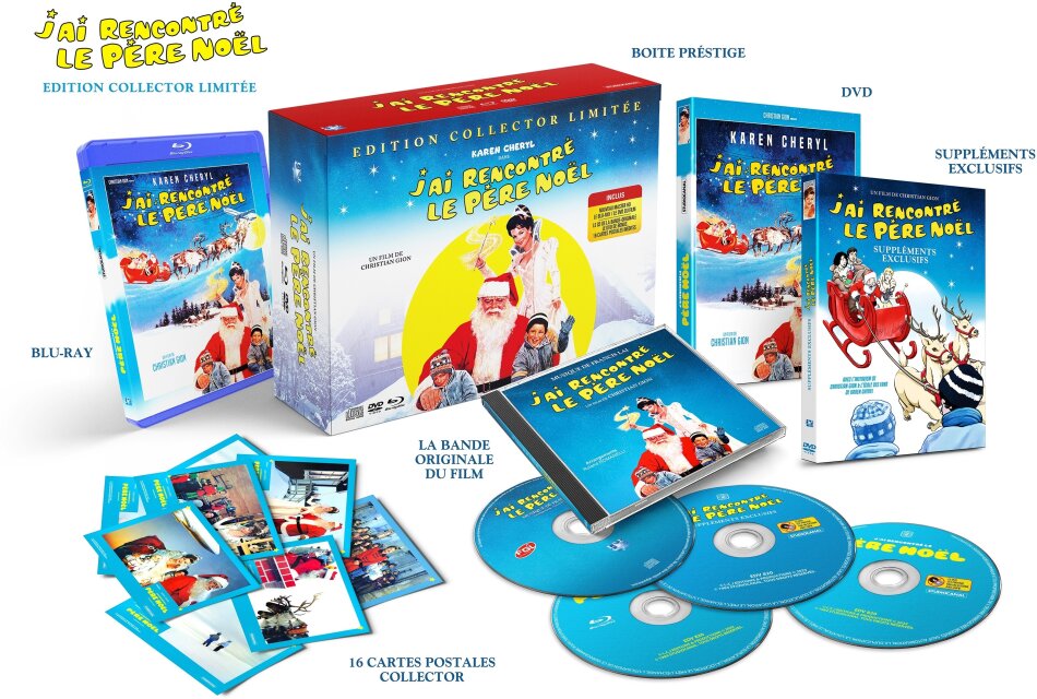 J'ai rencontré le père Noël (1984) Limited Collector's Edition, Blu-ray + DVD + CD