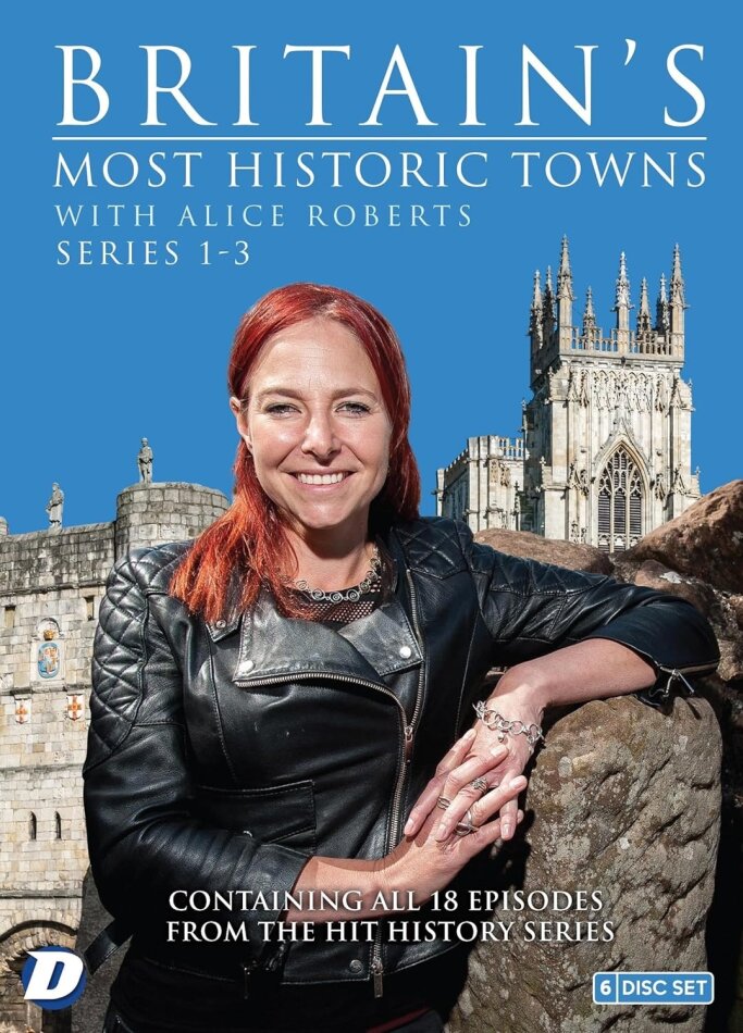 Britain's Most Historic Towns - Series 1-3 6 DVDs