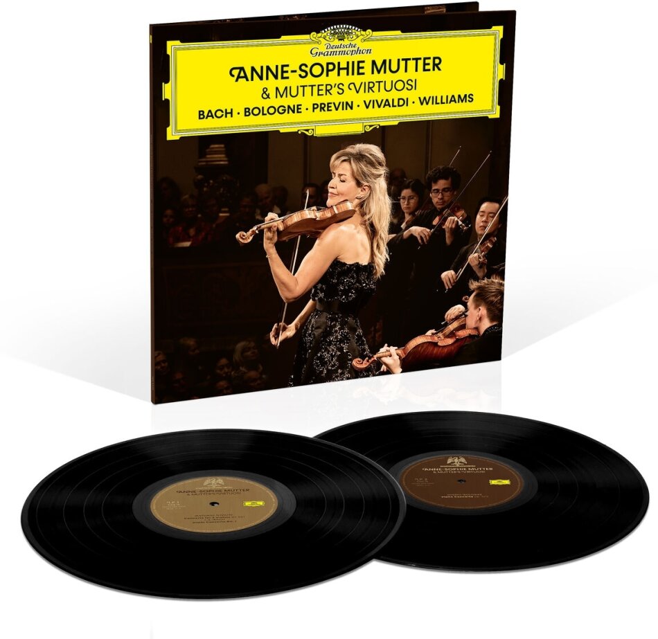 Johann Sebastian Bach (1685-1750), Joseph Bologne Chevalier de Saint-Georges, André Previn (*1929), Antonio Vivaldi (1678-1741), … - Bach, Bologne, Previn, Vivaldi, Williams 2 LPs