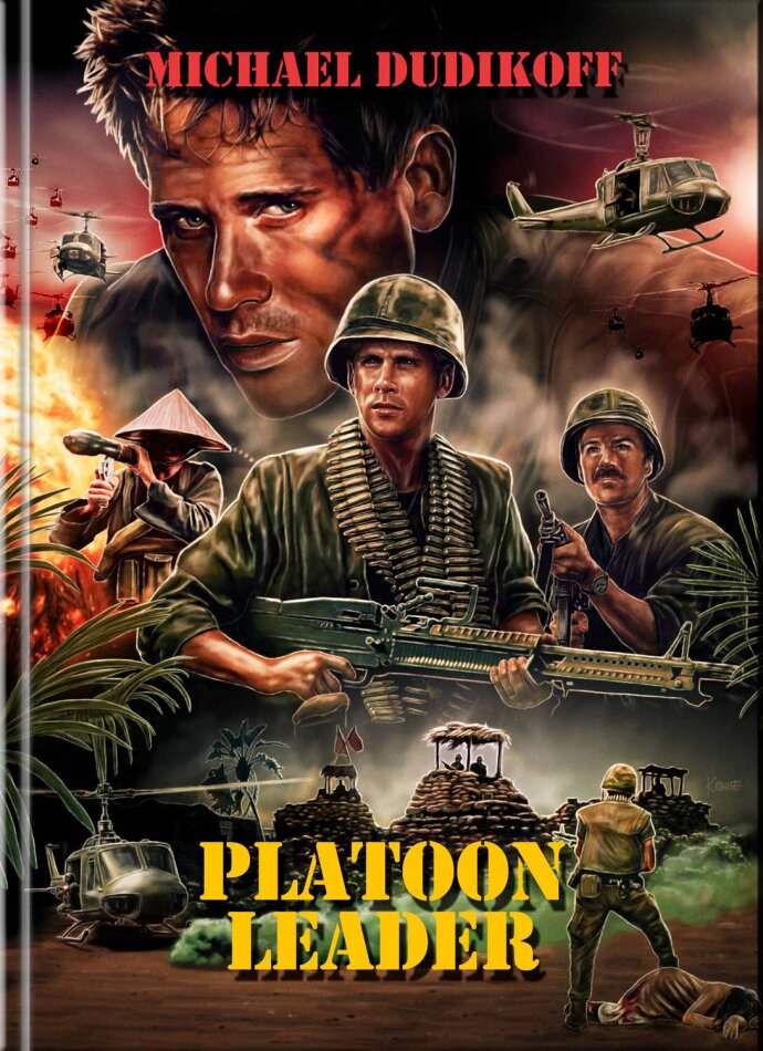 Platoon Leader (1988) Cover D, Limited Edition, Mediabook, Uncut, Blu-ray + DVD