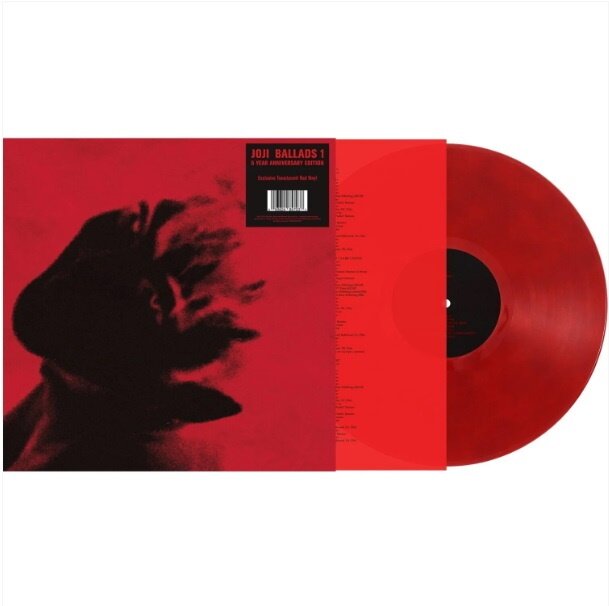 Joji - Ballads 1 2023 Reissue, Indie Exclusive, Anniversary Edition, Red Vinyl, LP