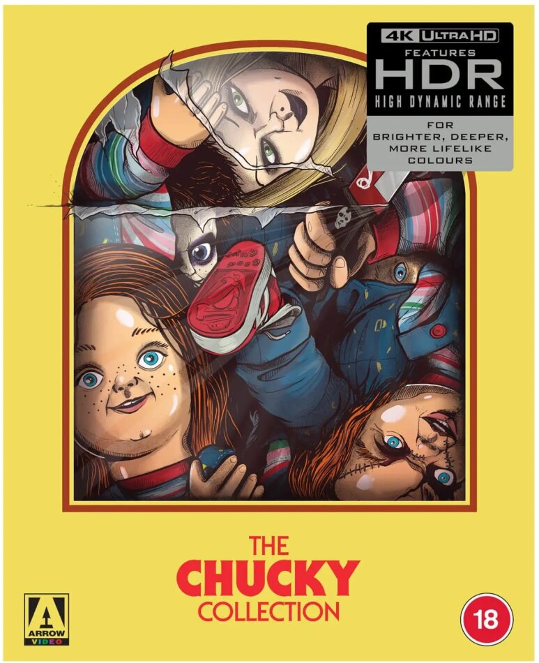 The Chucky Collection Limited Edition, 6 4K Ultra HDs + 2 Blu-rays