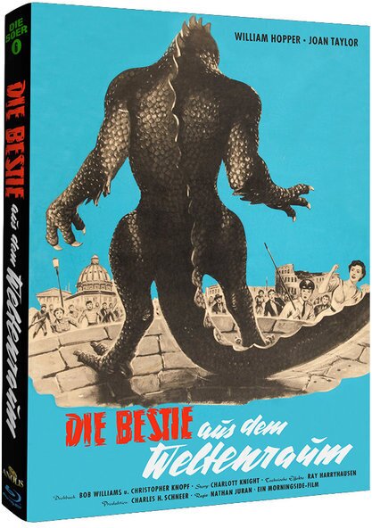 Die Bestie aus dem Weltenraum (1957) Cover B, Phantastische Filmklassiker, Die 50er, s/w, Mediabook