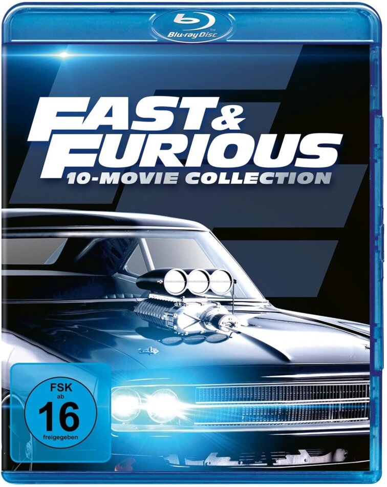 Fast & Furious 1-10 - 10-Movie Collection 10 Blu-rays
