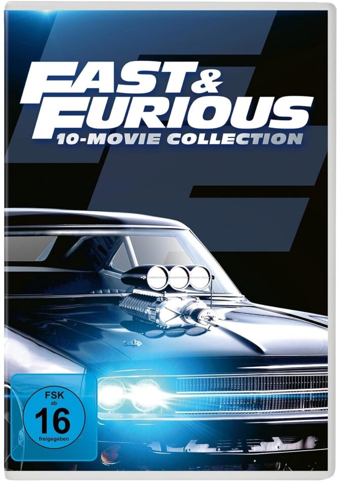 Fast & Furious 1-10 - 10-Movie-Collection 10 DVDs