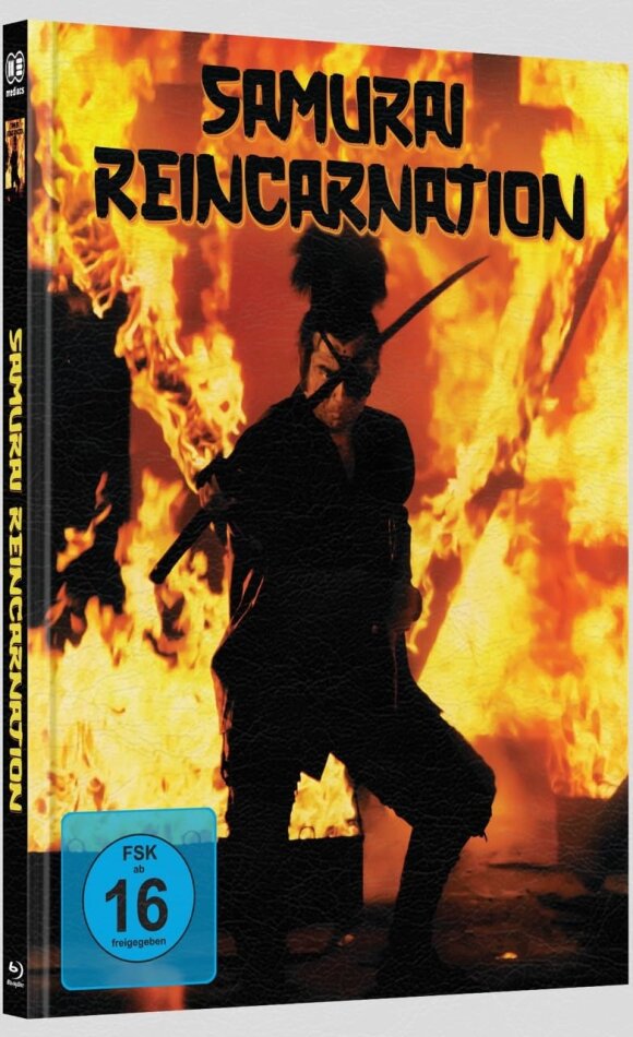 Samurai Reincarnation (1981) Cover A, Wattiert, Limited Edition, Mediabook, Blu-ray + DVD