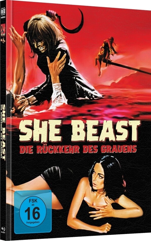 She Beast - Die Rückkehr des Grauens (1966) Wattiert, Cover A, Limited Edition, Mediabook, Blu-ray + DVD