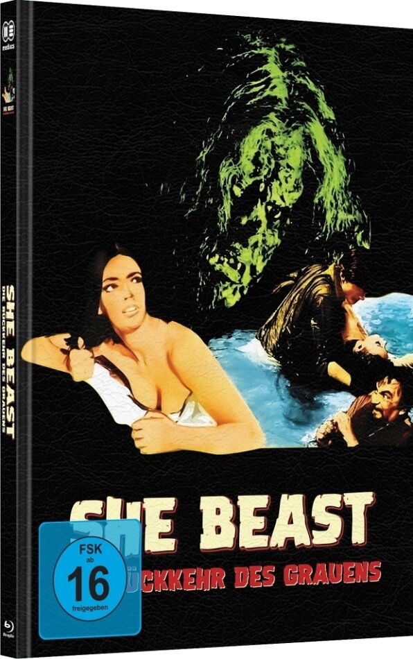 She Beast - Die Rückkehr des Grauens (1966) Cover D, Wattiert, Limited Edition, Mediabook, Blu-ray + DVD