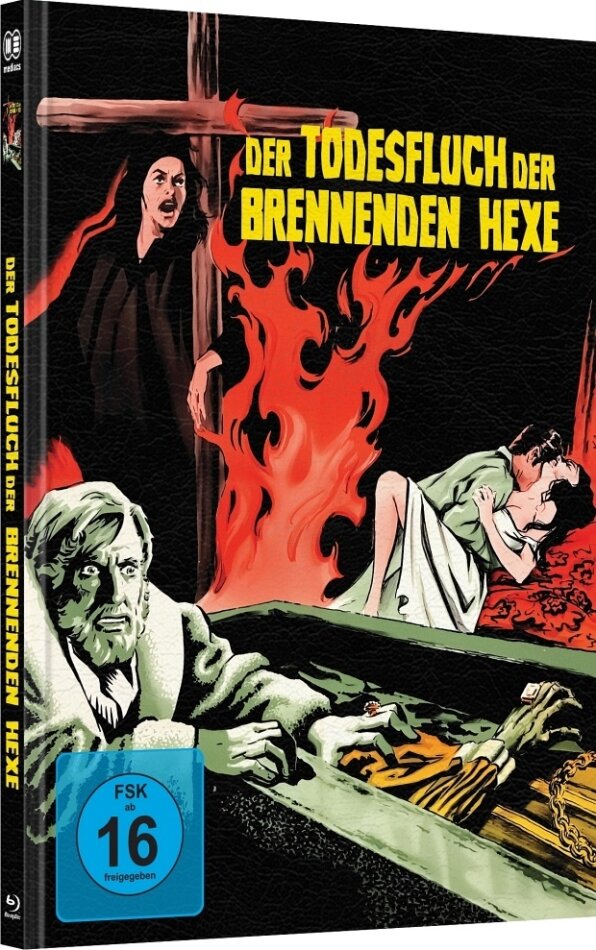 Der Todesfluch der brennenden Hexe (1964) Cover A, Wattiert, Limited Edition, Mediabook, Blu-ray + DVD